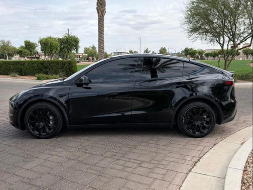 Solid Black 2023 Tesla Model Y Long Range Dual Motor All-Wheel Drive