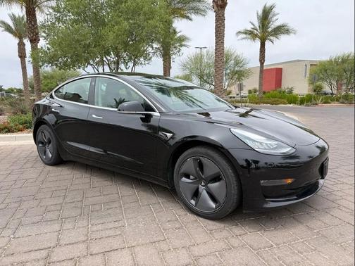 Solid Black 2019 Tesla Model 3 Mid Range