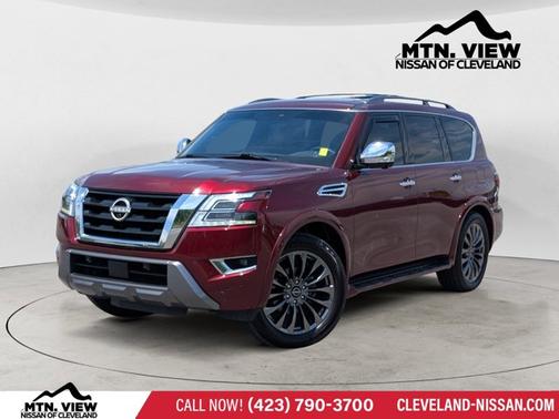 Coulis Red Pearl 2023 Nissan Armada Platinum