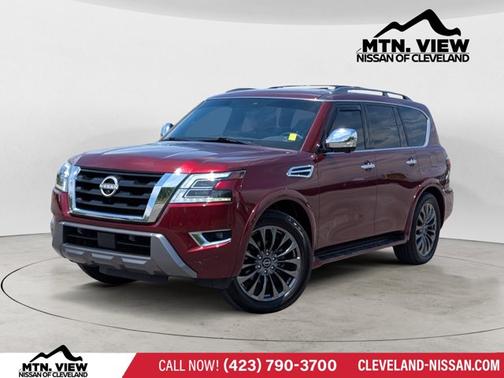Coulis Red Pearl 2023 Nissan Armada Platinum