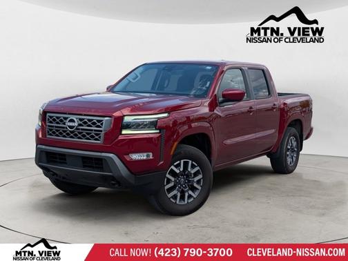 Cardinal Red Metallic 2024 Nissan Frontier SL