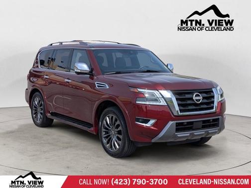 Coulis Red 2024 Nissan Armada Platinum