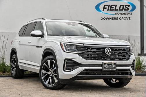 Opal White Pearl 2026 Volkswagen Atlas 2.0T SEL Premium R-Line