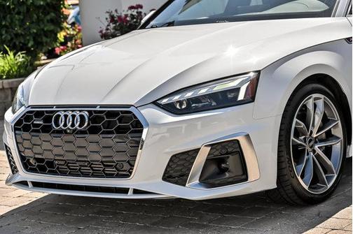 Glacier White Metallic 2023 Audi A5 45 S line Premium Plus