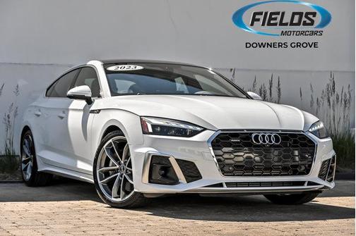 Glacier White Metallic 2023 Audi A5 45 S line Premium Plus