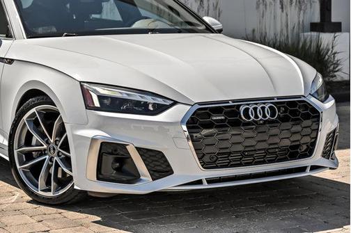 Glacier White Metallic 2023 Audi A5 45 S line Premium Plus