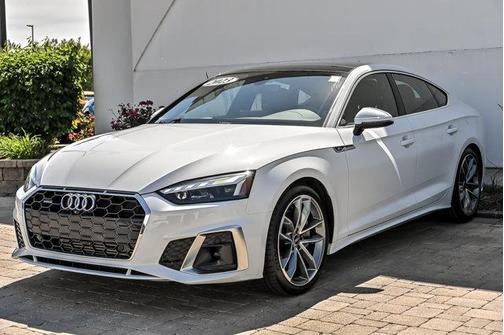 Glacier White Metallic 2023 Audi A5 45 S line Premium Plus