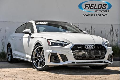 Glacier White Metallic 2023 Audi A5 45 S line Premium Plus