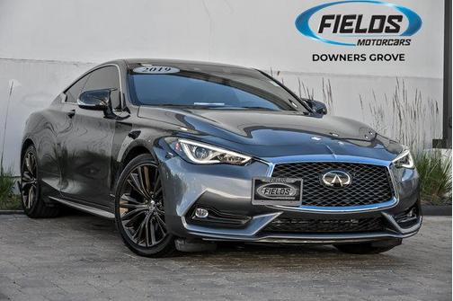 Graphite Shadow 2019 INFINITI Q60 3.0t LUXE