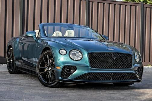 Aegean Blue 2022 Bentley Continental GT V8