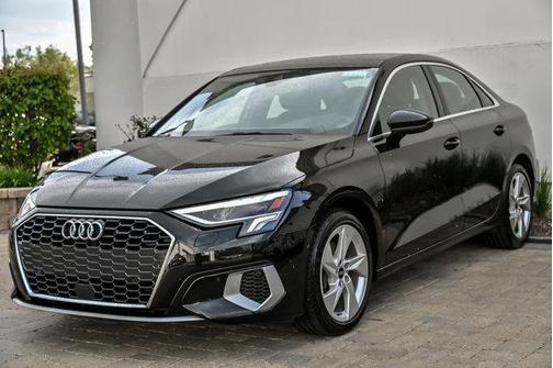 Mythos Black Metallic 2023 Audi A3 40 Premium
