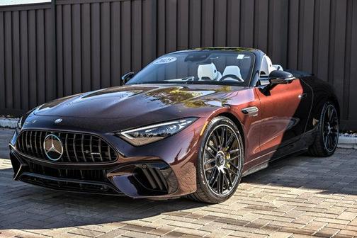 Red 2025 Mercedes-Benz AMG SL 55 Base