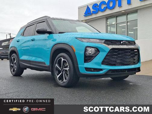 Oasis Blue 2021 Chevrolet Trailblazer RS