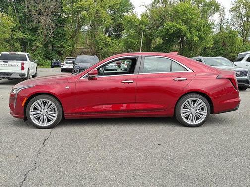 Radiant Red Tintcoat 2023 Cadillac CT4 Premium Luxury