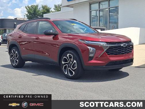 Crimson Metallic 2024 Chevrolet Trax FWD 2RS