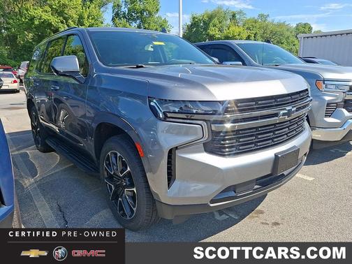 Satin Steel Metallic 2021 Chevrolet Tahoe 4WD RST