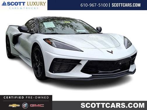 Arctic White 2024 Chevrolet Corvette Stingray w/1LT