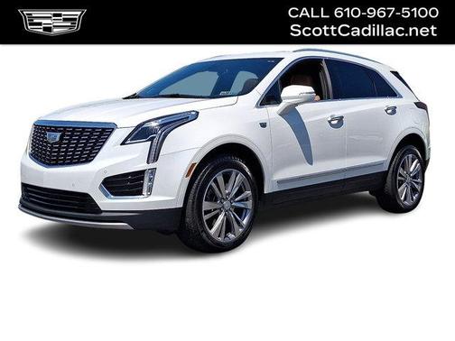 Crystal White Tricoat 2024 Cadillac XT5 Premium Luxury