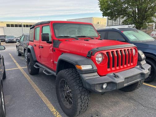 Firecracker Red Clearcoat 2018 Jeep Wrangler Unlimited Sport