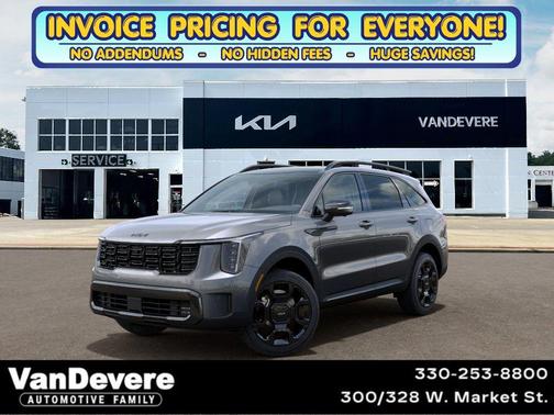 Steel Gray 2026 Kia Sorento Hybrid SX Prestige