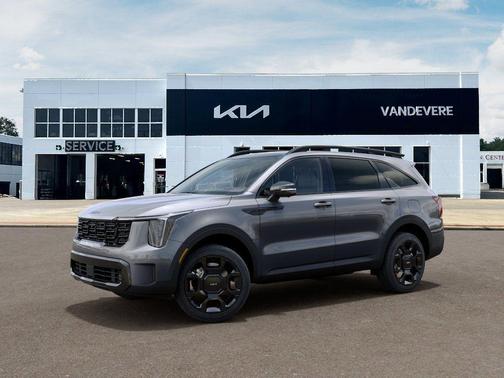 Steel Gray 2026 Kia Sorento Hybrid SX Prestige