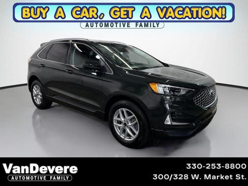 Forged Green Metallic 2023 Ford Edge SEL