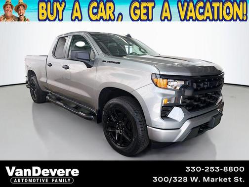 Sterling Grey Metallic 2023 Chevrolet Silverado 1500 Custom