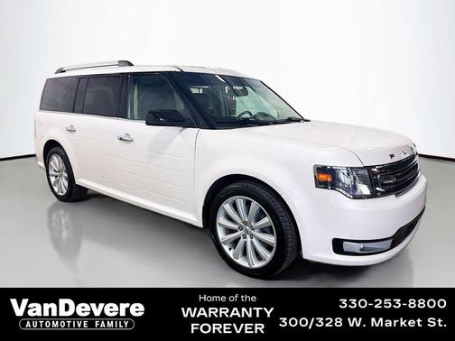 White Platinum 2018 Ford Flex SEL