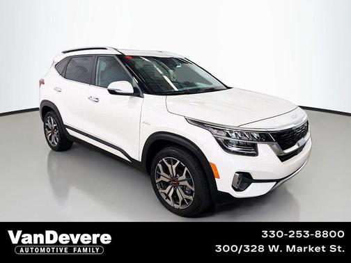 Snow White Pearl 2023 Kia Seltos SX Turbo