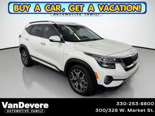 Snow White Pearl 2023 Kia Seltos SX Turbo