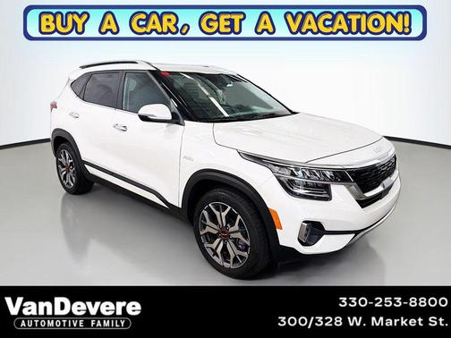 Snow White Pearl 2023 Kia Seltos SX Turbo