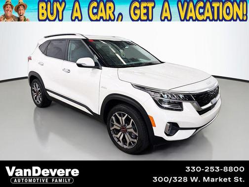 Snow White Pearl 2023 Kia Seltos SX Turbo