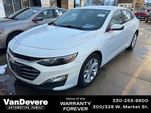 Summit White 2023 Chevrolet Malibu 1LT