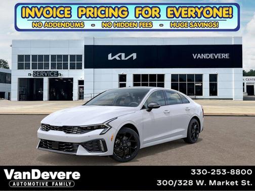 Snow White Pearl 2026 Kia K5 GT-Line FWD
