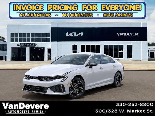 Snow White Pearl 2026 Kia K5 GT-Line