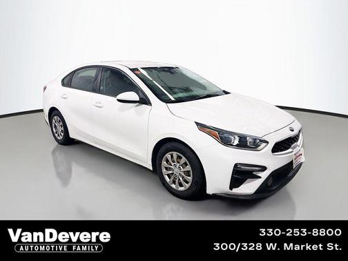 Clear White 2019 Kia Forte FE