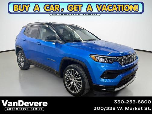 Laser Blue Pearlcoat 2022 Jeep Compass Limited