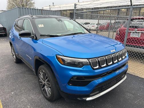 Laser Blue Pearlcoat 2022 Jeep Compass Limited