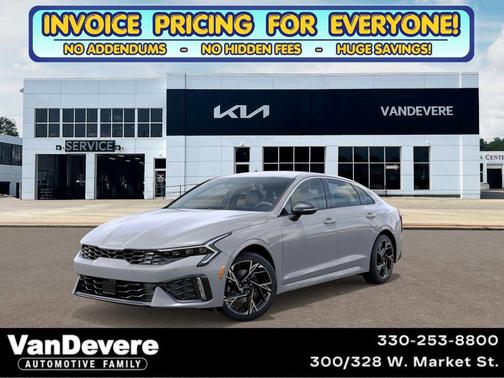 Wolf Gray 2026 Kia K5 GT-Line AWD