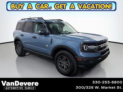 Azure Gray Metallic Tri-Coat 2024 Ford Bronco Sport Big Bend