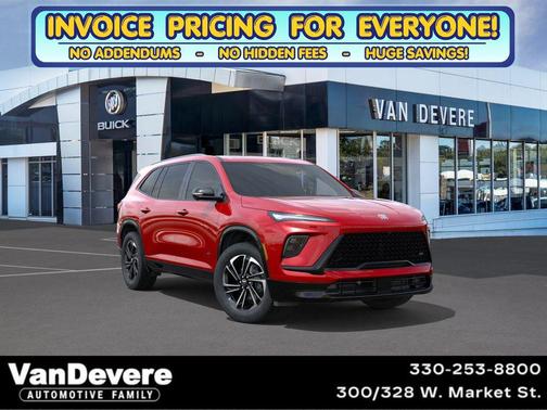 Cherry Red Tintcoat 2026 Buick Enclave Sport Touring