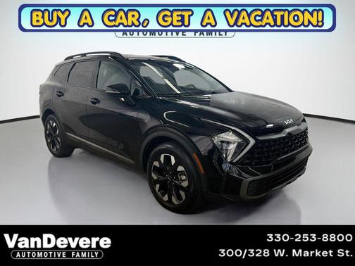 Ebony Black 2023 Kia Sportage X-Line