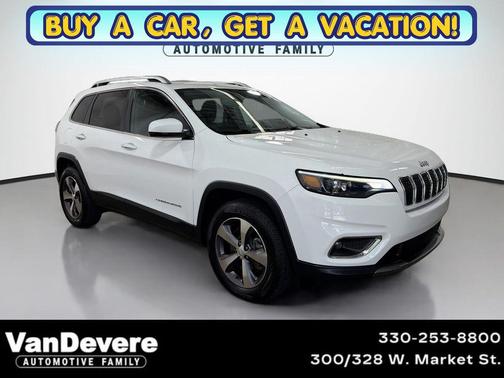 Bright White Clearcoat 2020 Jeep Cherokee Limited