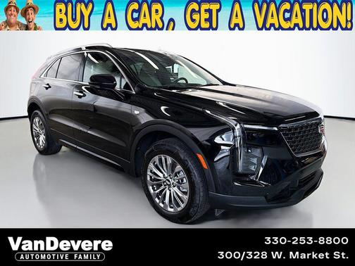 Stellar Black Metallic 2025 Cadillac XT4 Premium Luxury