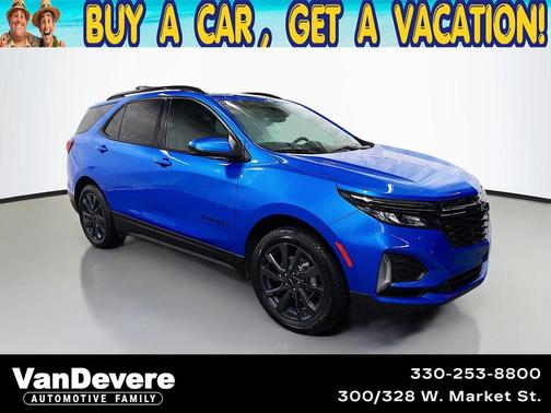 Riptide Blue Metallic 2024 Chevrolet Equinox AWD RS