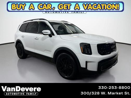 Glacial White Pearl 2024 Kia Telluride SX X-Line
