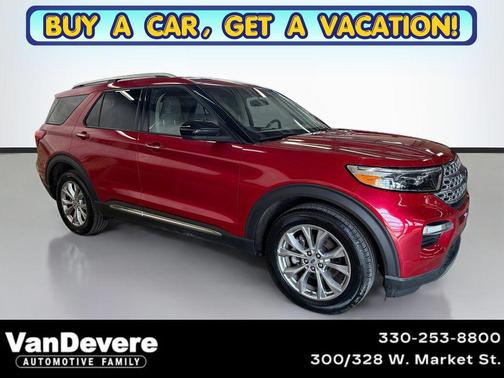 Red Metallic 2023 Ford Explorer Limited