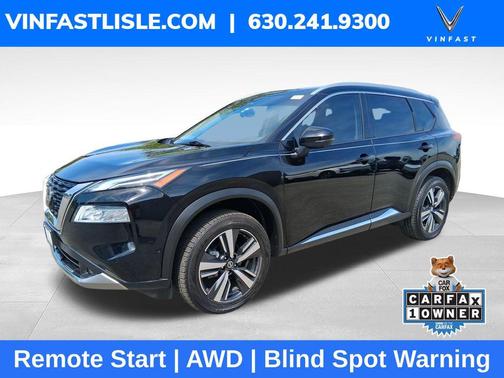 Super Black 2021 Nissan Rogue Platinum