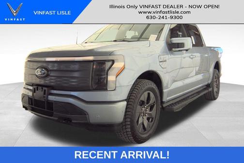 Iced Blue Silver Metallic 2022 Ford F-150 Lightning LARIAT