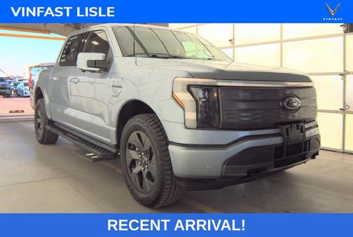 Iced Blue Silver Metallic 2022 Ford F-150 Lightning LARIAT